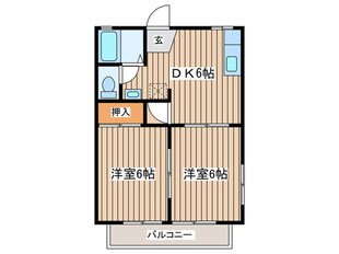 サニーコート　Ⅱの物件間取画像